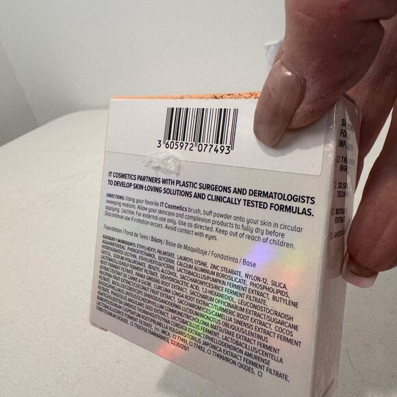 NEW It Cosmetics Brushes Bye Bye Foundation SPF 50 Powder Brow Eyeliner Superher - Picture 8 of 14